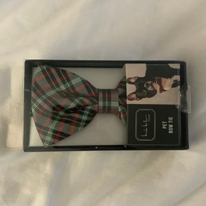 Large dog Christmas bowtie